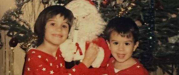 Franka Batelić s bratom