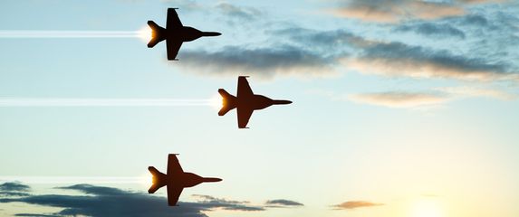 Ilustracija: borbeni zrakoplov