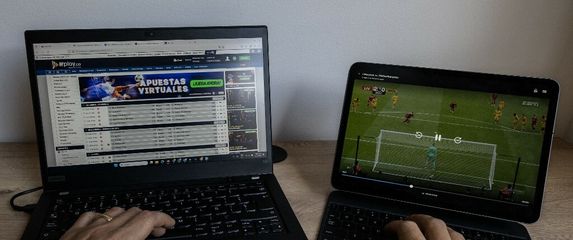 Klađenje na nogomet - ilustracija