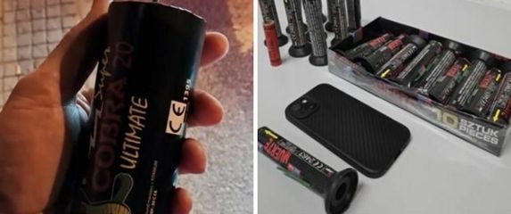 Zaplijenjena pirotehnika u Splitu