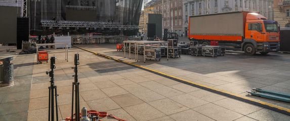 Pozornica za doček Nove godine u Zagrebu - 2