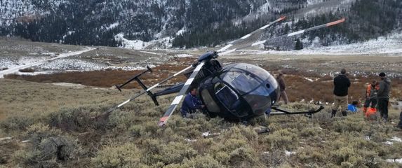 Pilot i njegov suputnik su tek lakše ozlijeđeni (FOTO: Wasatch County Search and Rescue)