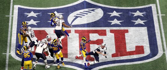 LA Rams i New England Patriots na Super Bowlu (Foto: AFP)