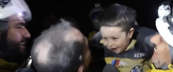 Dječak spašen u Siriji