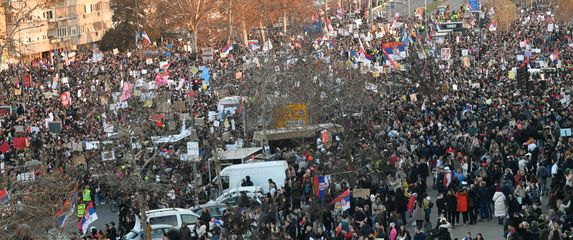 Prosvjed studenata Novi Sad