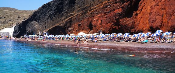 Crvena plaža na Santoriniju - 1