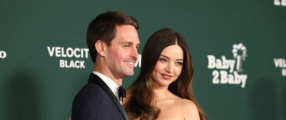 Evan Spiegel i Miranda Kerr