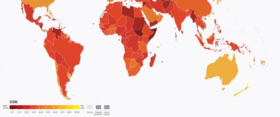 Svjetski indeks korupcije 2024.