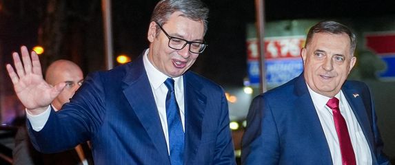 Aleksandar Vučić i Milorad Dodik