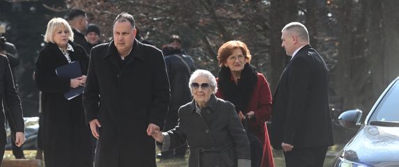 Vjera Andrijić stigla na inauguraciju Zorana Milanovića