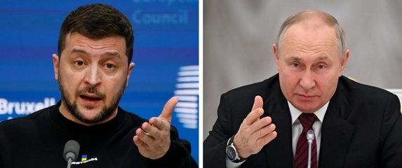 Volodimir Zelenski i Vladimir Putin