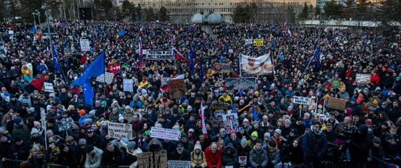 Masovni prosvjedi u Bratislavi