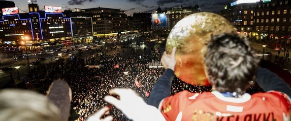 Doček danskih rukometaša