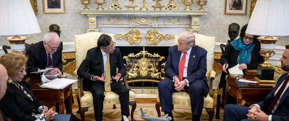 Gustavo Petro, Donald Trump