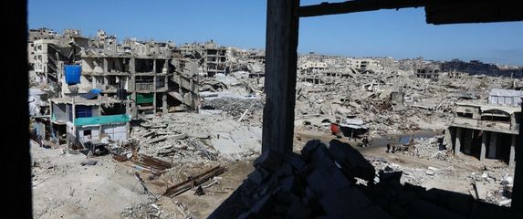 Naselje u Gazi nakon napada