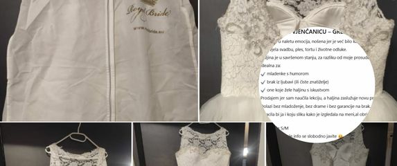 Oglas za vjenčanicu i urnebesni opis