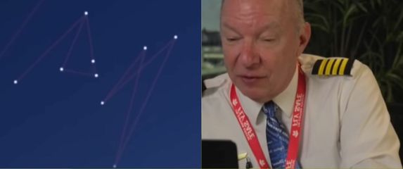 Pilot kapetan Steve kako objašnjava iskustva s letom