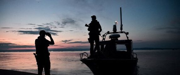 Policijska patrola na granici Turske i Grčke