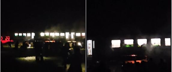 Zapalio se vlak u Slavoniji