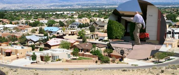 Albuquerque i kuća iz serije Na putu prema dolje (Breaking Bad)