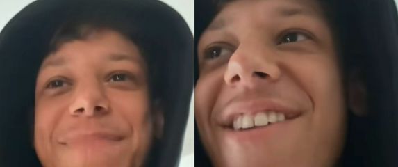 Mladić Taylor kako objašnjava neugodan susret