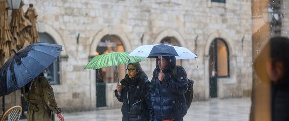 Kiša u Dubrovniku, ilustracija