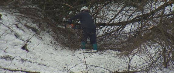 Mećava na sjeveru Hrvatske