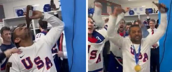 Patel slavi s hokejašima