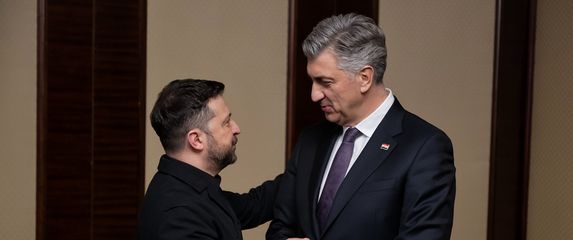 Volodimir Zelenski i Andrej Plenković