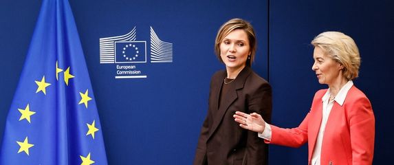 Premijerka Islanda, Kristrun Mjoll Frostadottir i predsjednica EK, Ursula von der Leyen