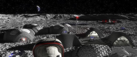 Baza na Mjesecu (Foto: ESA)