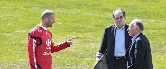 Zinedine Zidane i Noel Le Graet