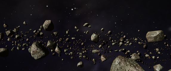 Svemirske stijene, ilustracija