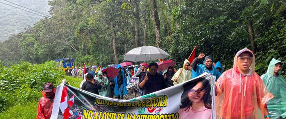 Prosvjednici kod Machu Piccua