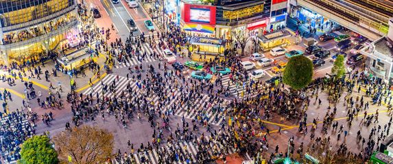 Najprometniji pješački prijelaz na svijetu - Shibuya, Tokio - 1