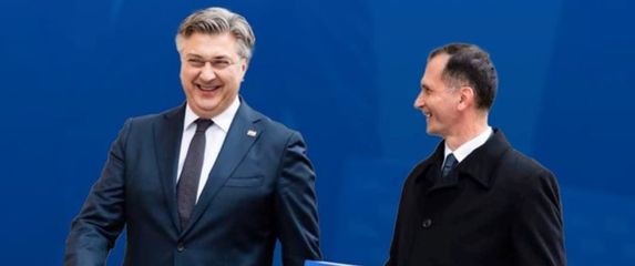 Andrej Plenković i Dragan Primorac