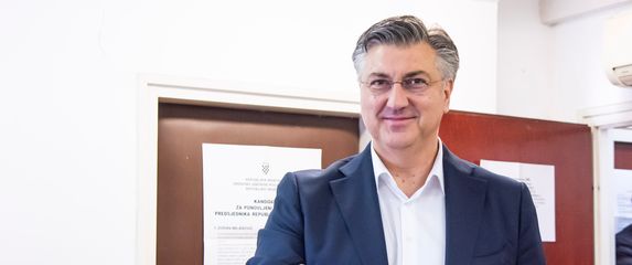 Andrej Plenković na biralištu - 3