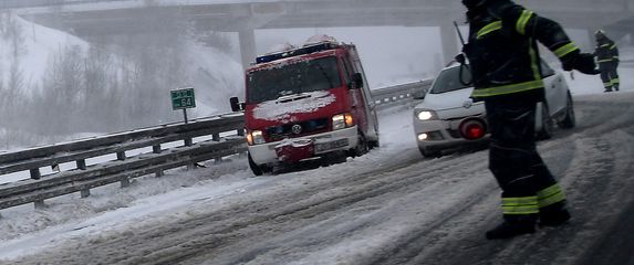 Snijeg na autocesti