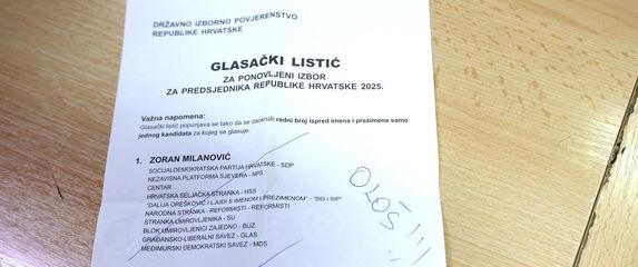 Glasački listići - 2