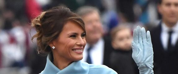 Melania Trump na inauguraciji Donalda Trumpa 2017.