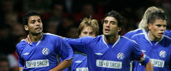 Eduardo i Zoran Mamić 2006. godine na Emiratesu