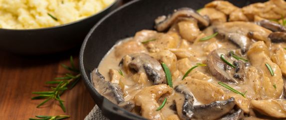 Pileći stroganoff