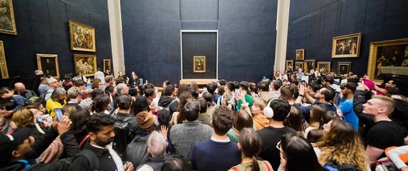 Slika Mona Lise u Louvreu