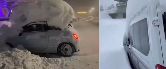 Snijeg u talijanskom Pijemontu