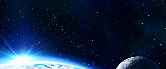 Zemlja i Mjesec, ilustracija