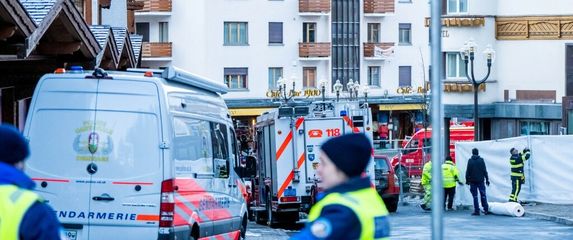 Očevid nakon eksplozije na švicarskom skijalištu