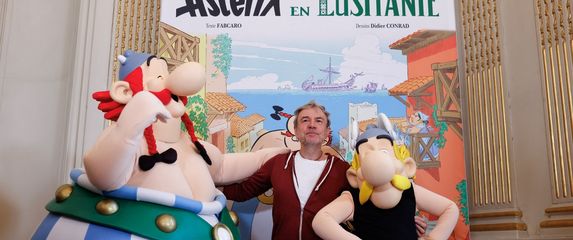 Autor Fabrice Caro s Asterixom i Obelixom