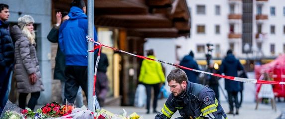 Mjesto požara u Švicarskoj