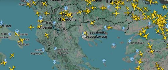 Obustavljen zračni promet iznad Grčke