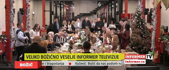 Božićna proslava televizije Informer